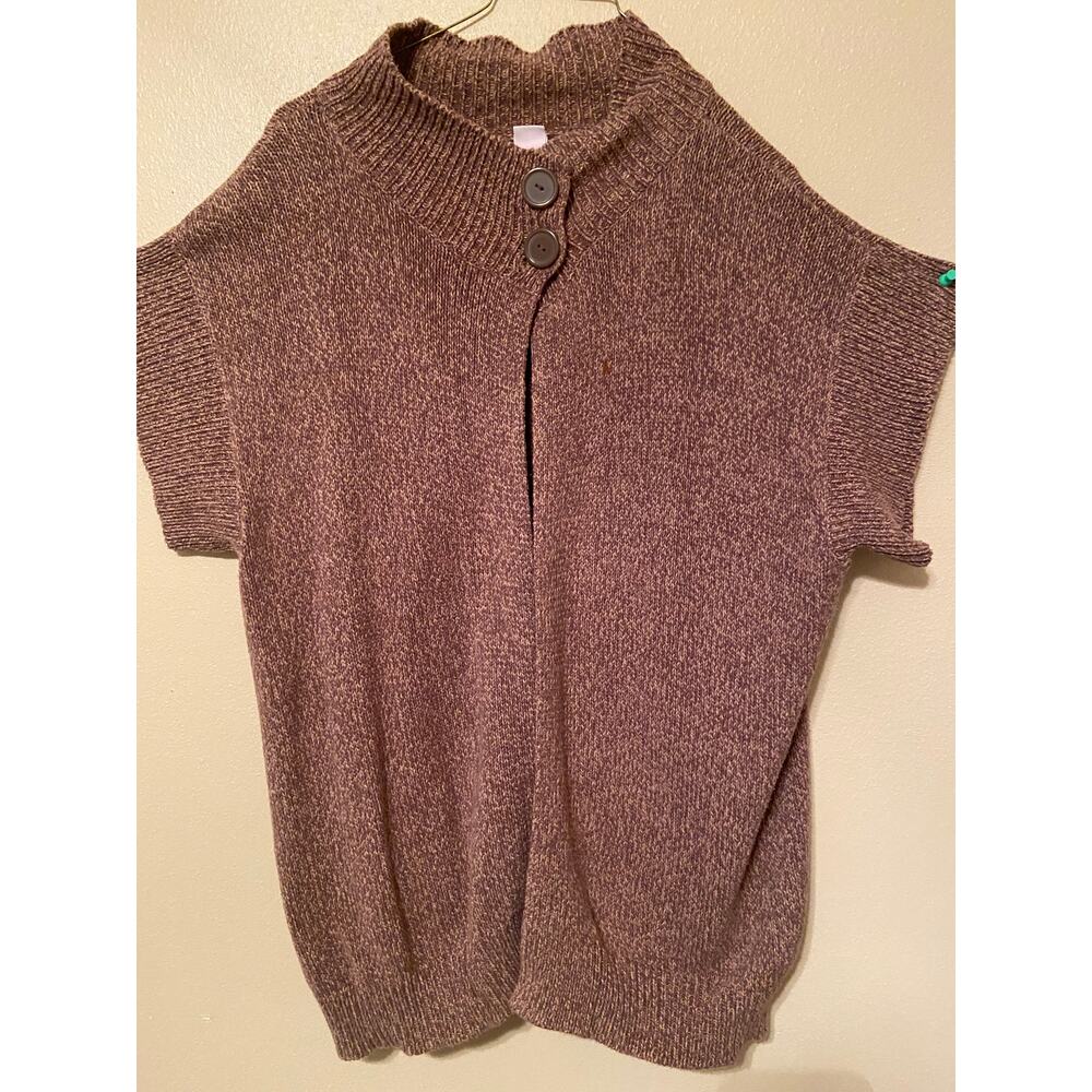 BOBBY BROOKS WOMENS SWEATER VEST IN RUST BROWN IN A 2X